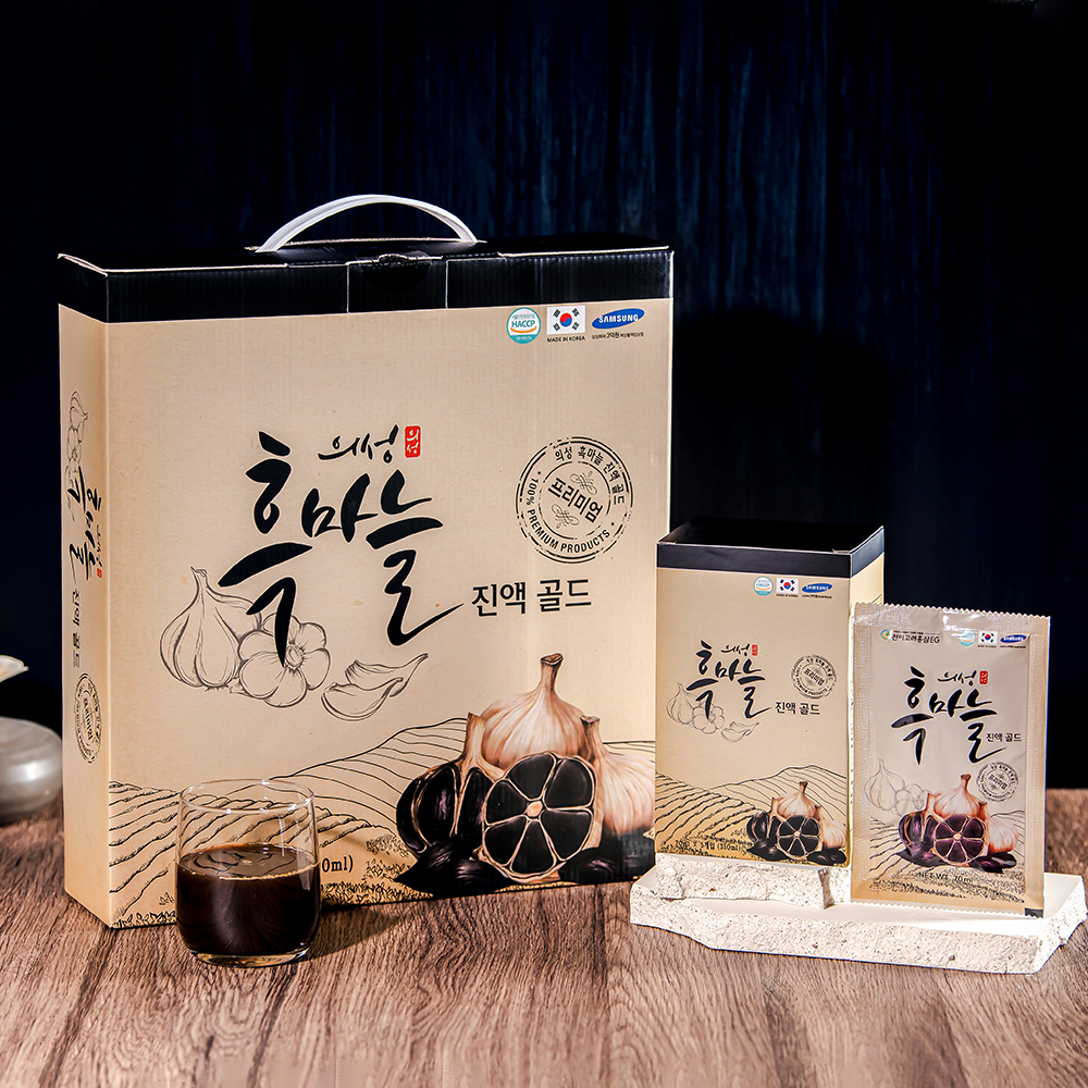 맛있고 건강한 의성흑마늘진액 골드 70mlx30포 : 자연허브