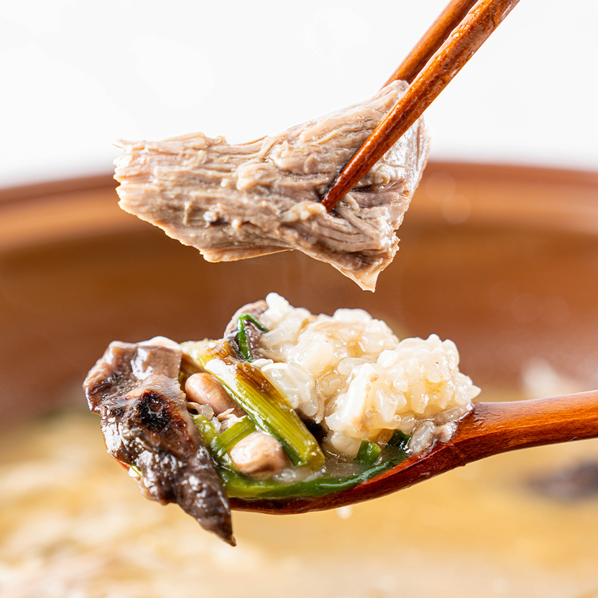 순이네꿈 능이버섯 오리 백숙 찰밥 밀키트 4인분 (문경맛집 수제 보양식 윤성빈 PICK) : 순이네꿈