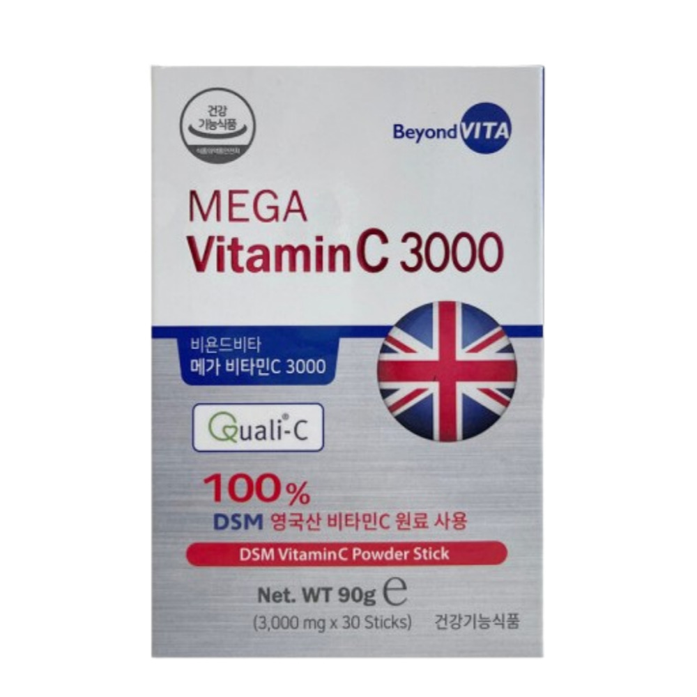 비욘드비타 메가 비타민C 3000 30포 1박스 1개월 : RED BAND