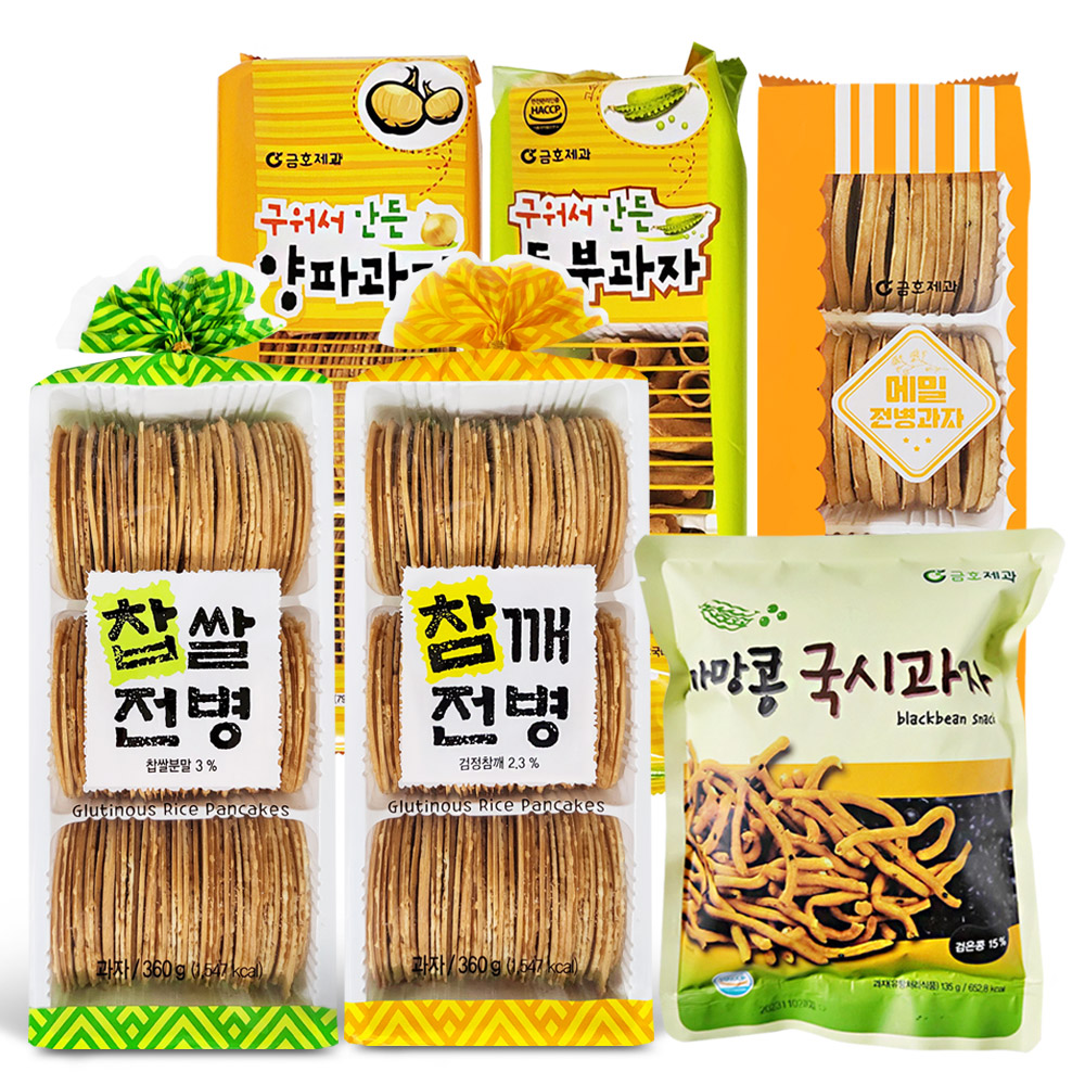 금호제과 구워서 만든 양파과자 1개 메밀 까망콩 두부 담백한 주전부리 : 희망메디