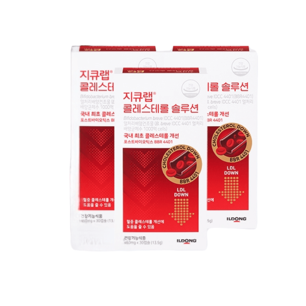 지큐랩 콜레스테롤솔루션 3개월분 3박스 안정성 : 에스유컴퍼니