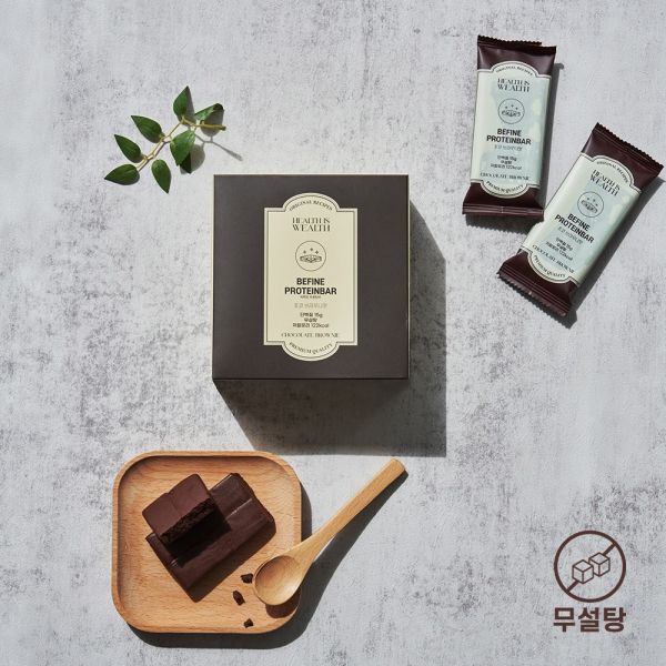 비파인 무설탕 단백질바 프로틴바 10EA 초코브라우니맛 450g 122Kcal 단백질15g 한끼대용 식단관리 : 마켓헤이데이