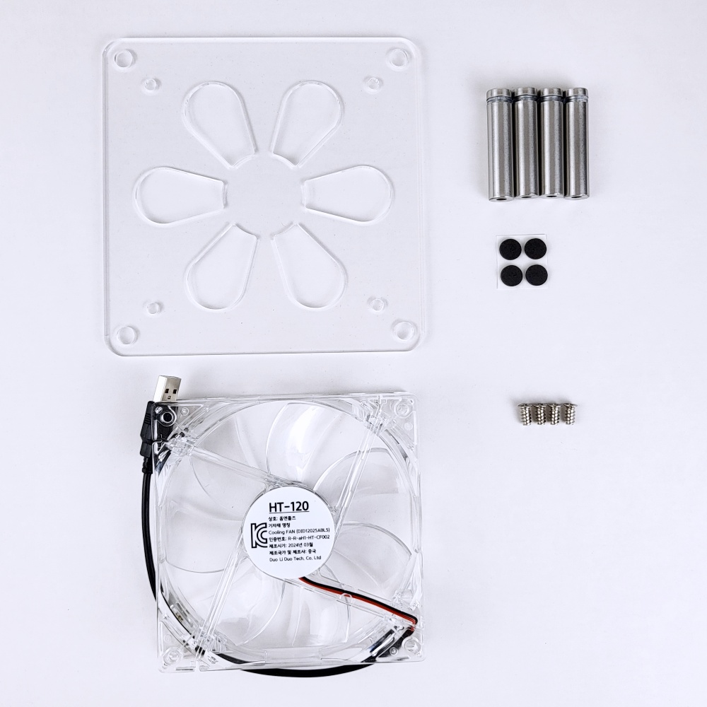 120mm 오인페 미니피씨 앰프 허브 USB 저소음 쿨러 쿨링팬 (스퀘어) : 홈앤툴즈