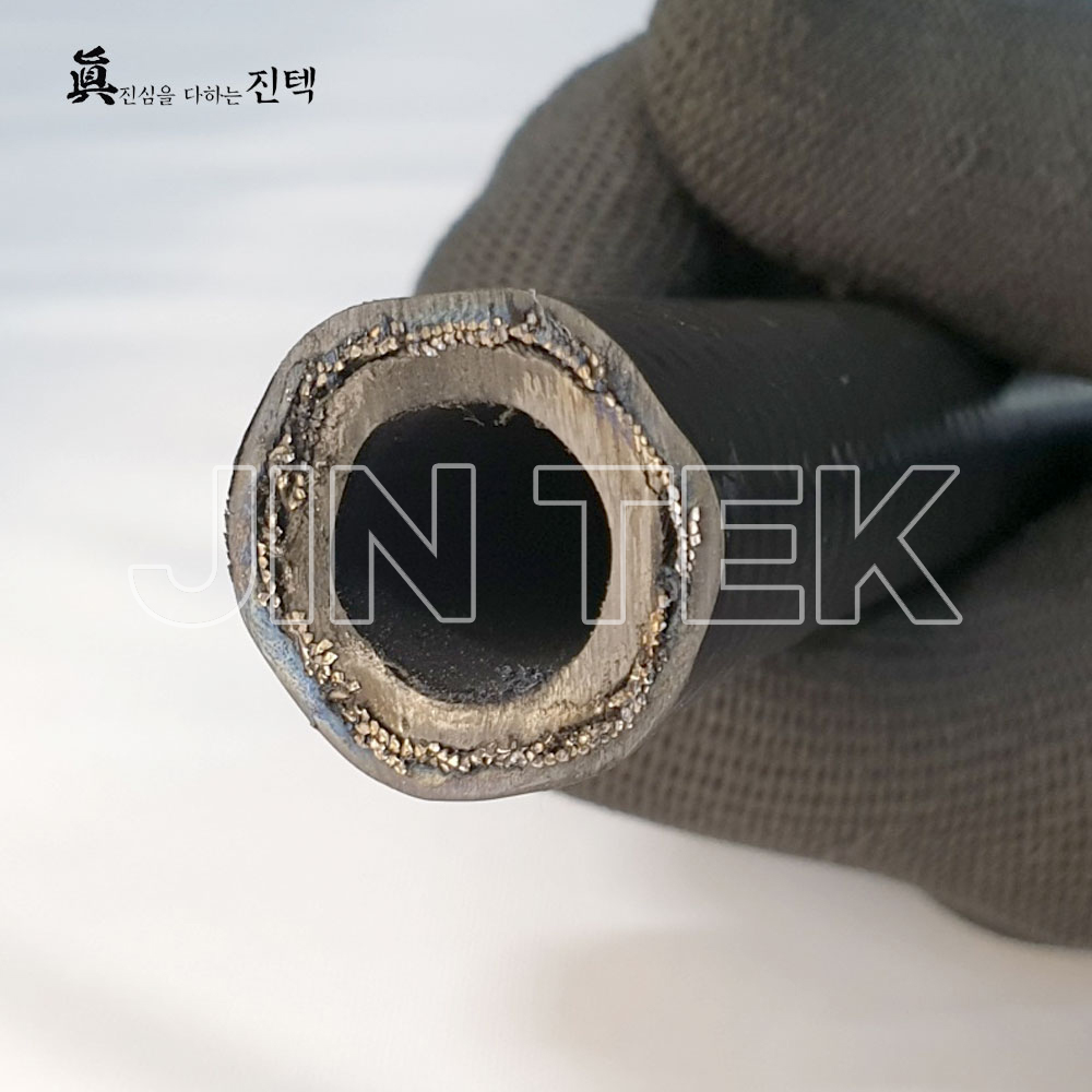 고압호스 유압호스제작 보강층2와이어 1/4인치 : 진심을 다하는 진텍