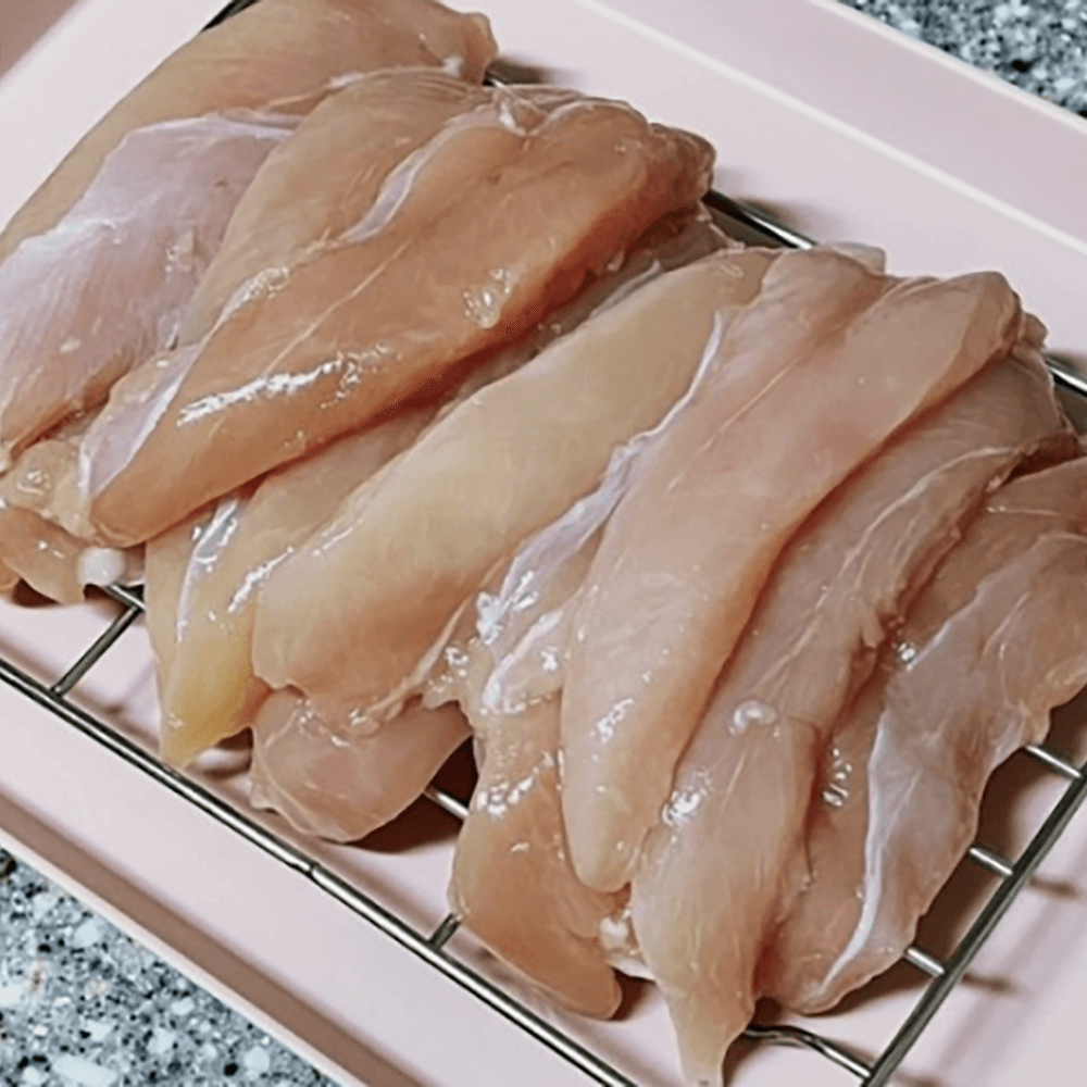 생 닭가슴살 닭안심살 2kg 3kg 5kg 냉장 1kg 개별포장 : 굿앤쉐프