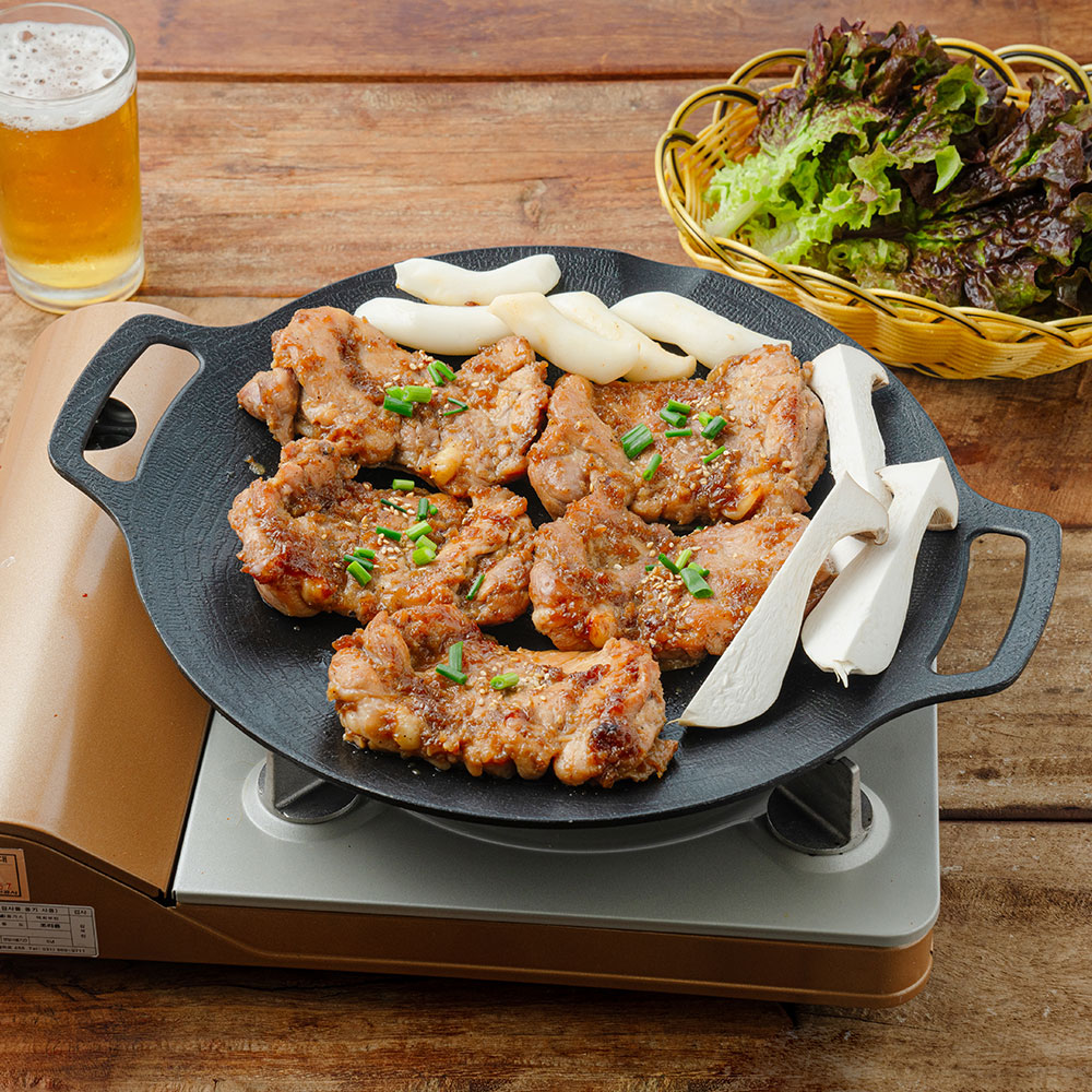 서락비 간장닭갈비 아이반찬 춘천 캠핑 홈파티 요리 택배  500g+500g : 설악막국수춘천닭갈비