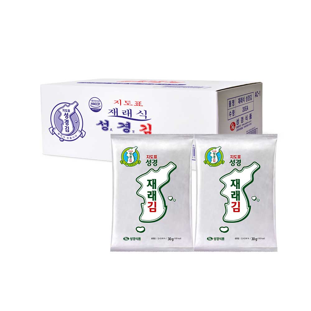 [성경김본사] 지도표 맛난김 4gx12봉x8개 (총96봉) 외 11종 : 주식회사 성경식품