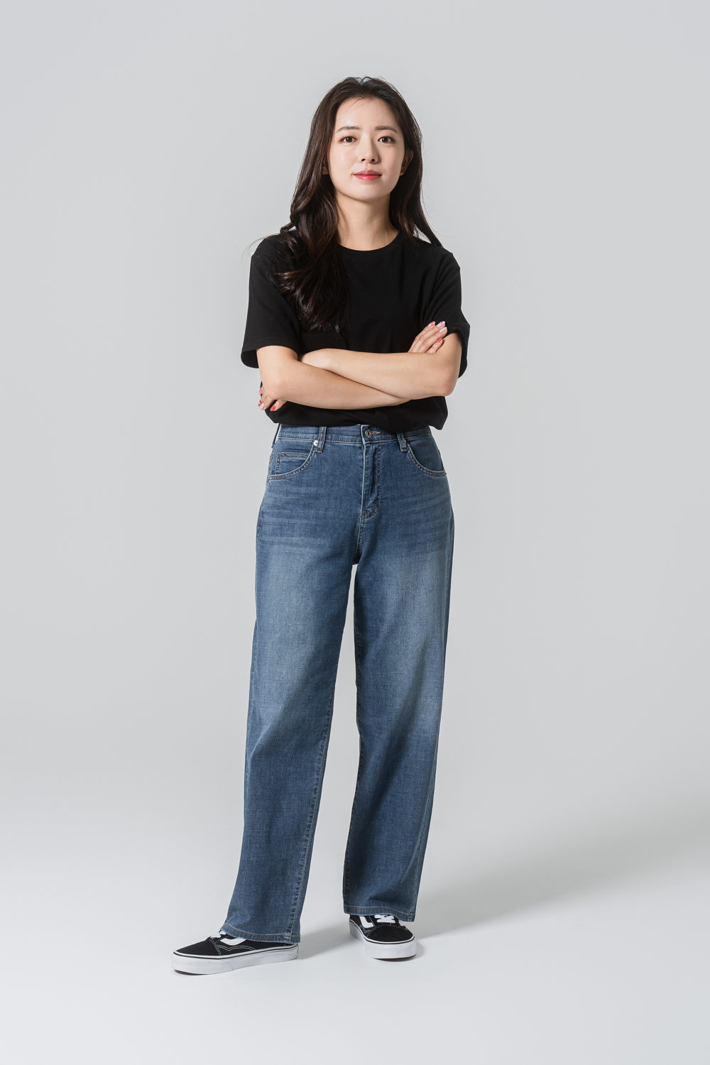 노바디진 와이드통바지 : 노바디진