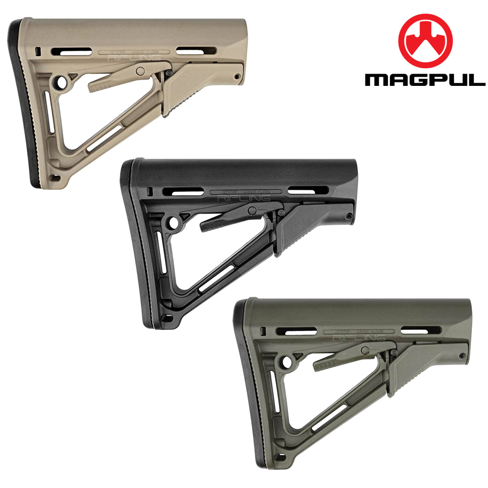 맥풀 CTR 카빈 스톡 밀스펙 개머리판 Magpul CTR Carbine Stock Mil-Spec : 라이플링