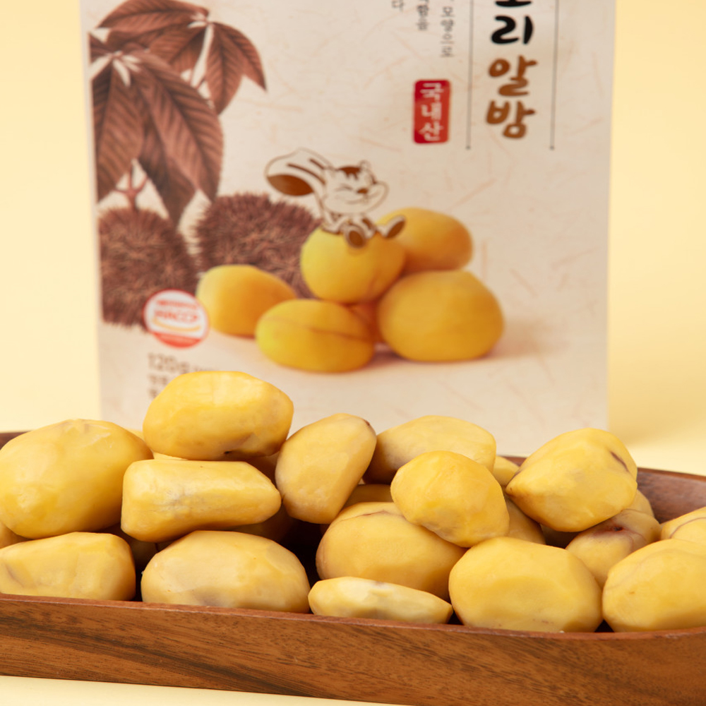 국산 밤 100% 알토리 알밤 100g x 10봉 15봉 맛밤 햇밤 깐밤 무첨가 대용량 : 하동율림영농조합법인