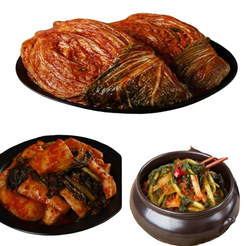 정담채 김치 3종세트 11kg (포기5+총각3+열무물3) : 비타상사
