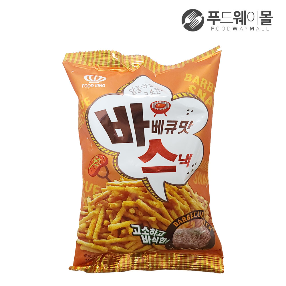 푸드킹 바베큐맛스낵 100g : 푸드웨이몰