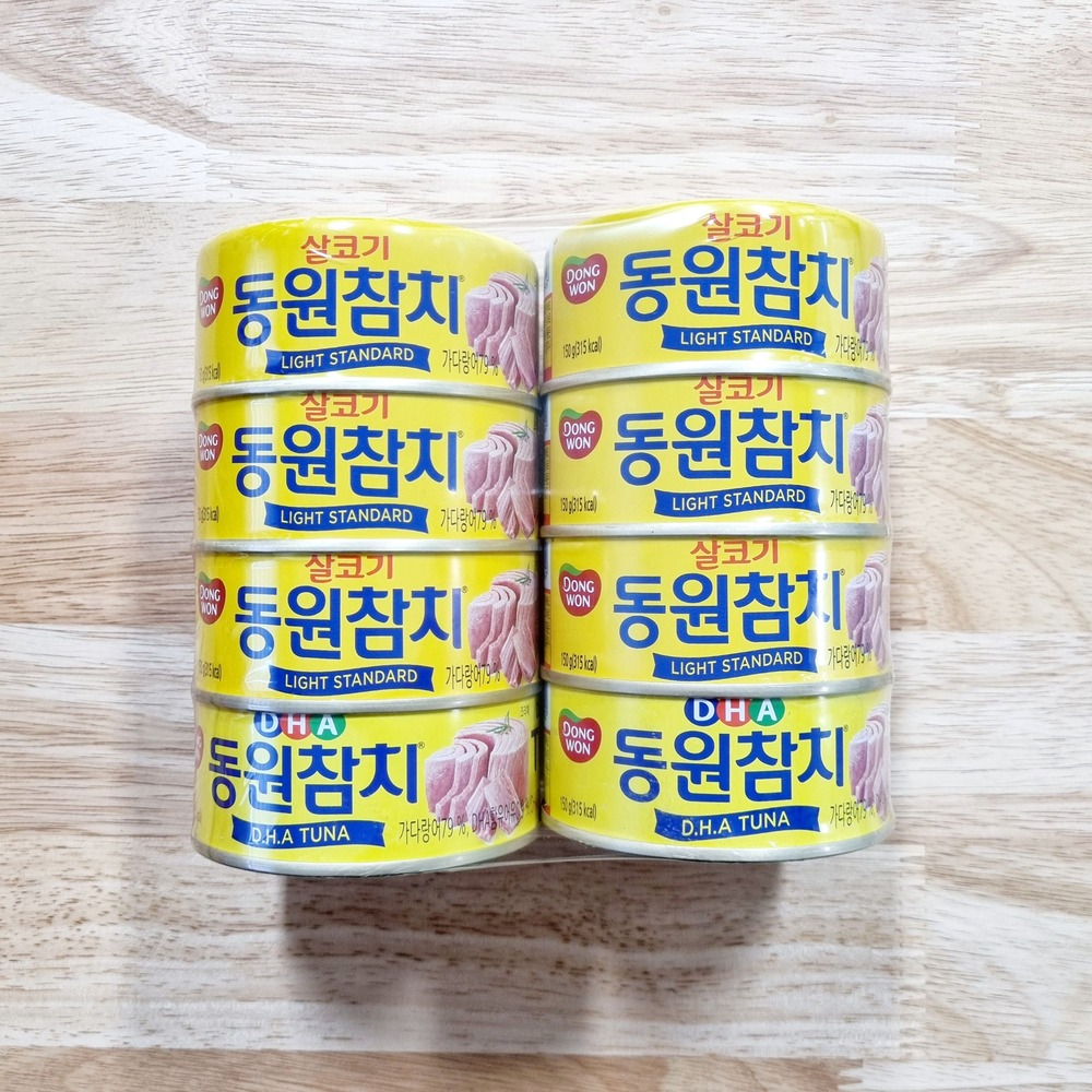 동원 기획 반반구성 살코기참치 150g 6개+DHA참치 150g 2개 : 아이캔스토어