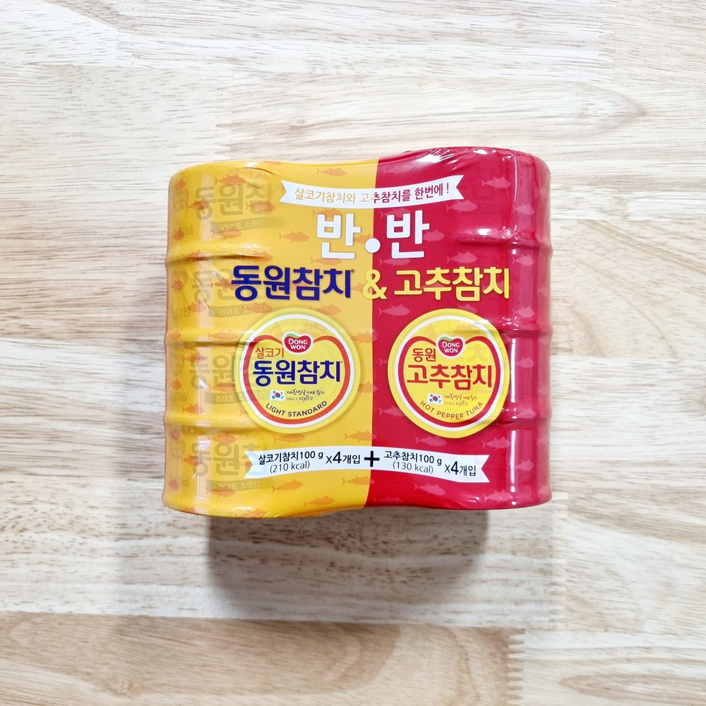 동원 기획 반반구성 살코기참치 100g +고추참치 100g : 아이캔스토어