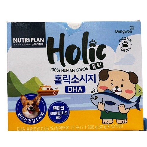 뉴트리플랜 애견용 홀릭소시지 30GX42 : dagomall