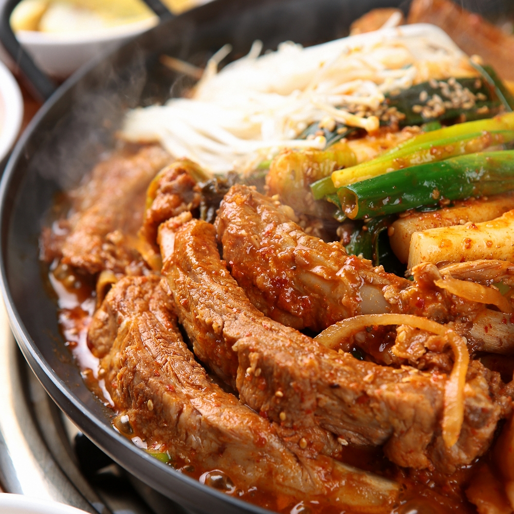 돼지 통등갈비 쪽갈비 1kg(2팩) 캠핑용 구이용 찜용 : 유부주머니