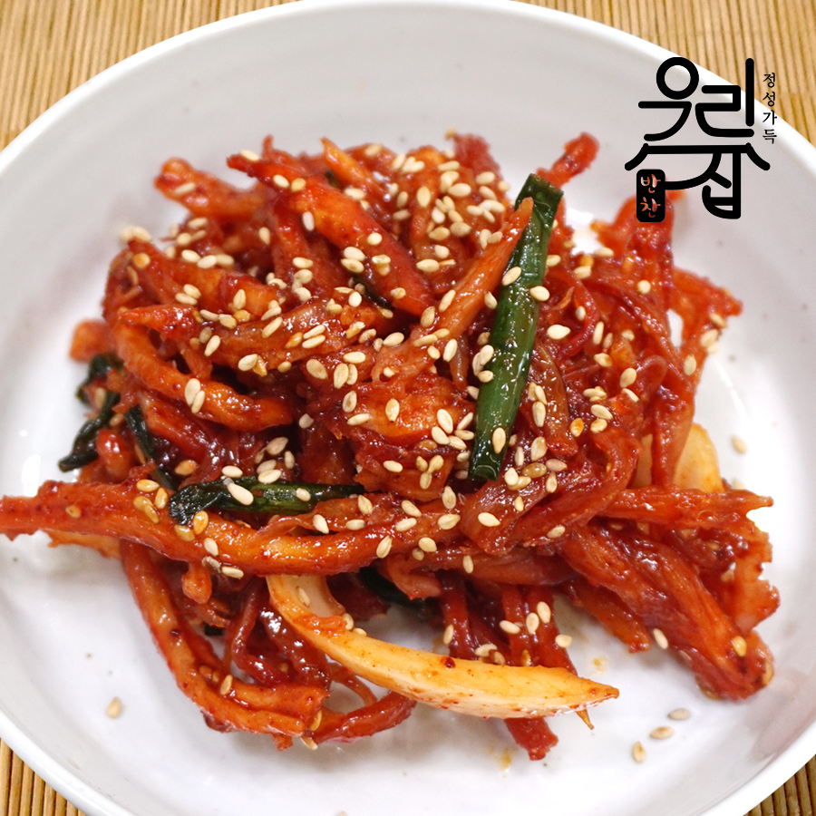 홍진미무침100g 정성가득 우리집반찬 반찬거리 밑반찬 진미무침 : 정성가득 우리집반찬
