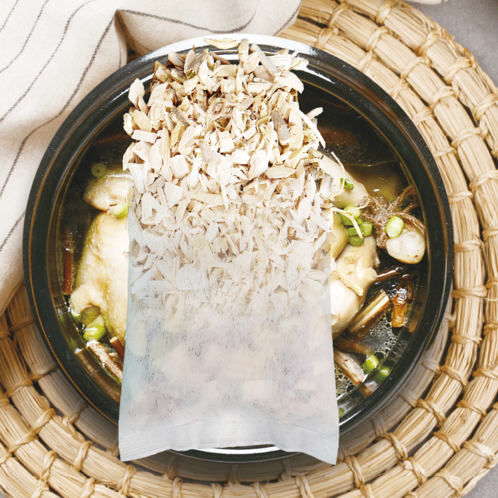 삼계탕 백숙재료 100g 티백 소분 벌크판매  한방 약재 닭 오리 수육 식당 음식점용 : 약제천궁