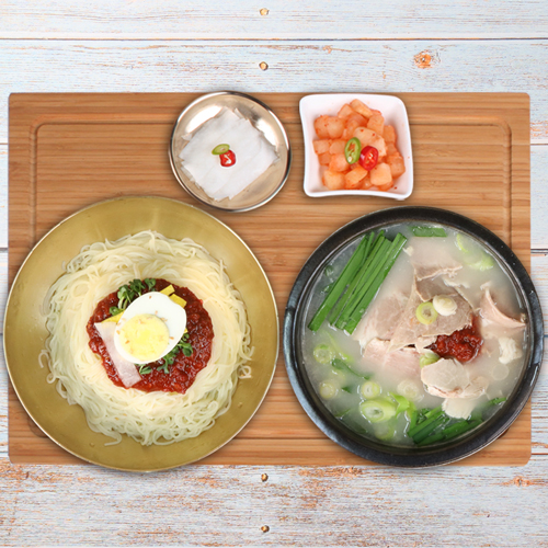 [부산미식여행] 부산밀면10인분+비빔장500g+돼지국밥600g 2봉 : 러블리김치