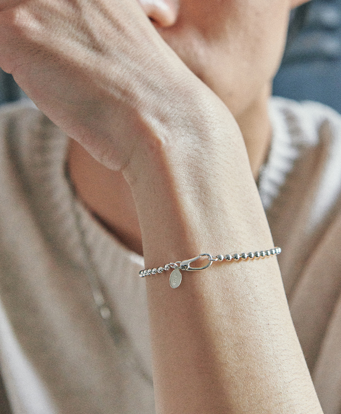[2차][Mens][베흐트] 미니 코르데 체인 팔찌 (실버) / mini corde bracelet : verte베흐트