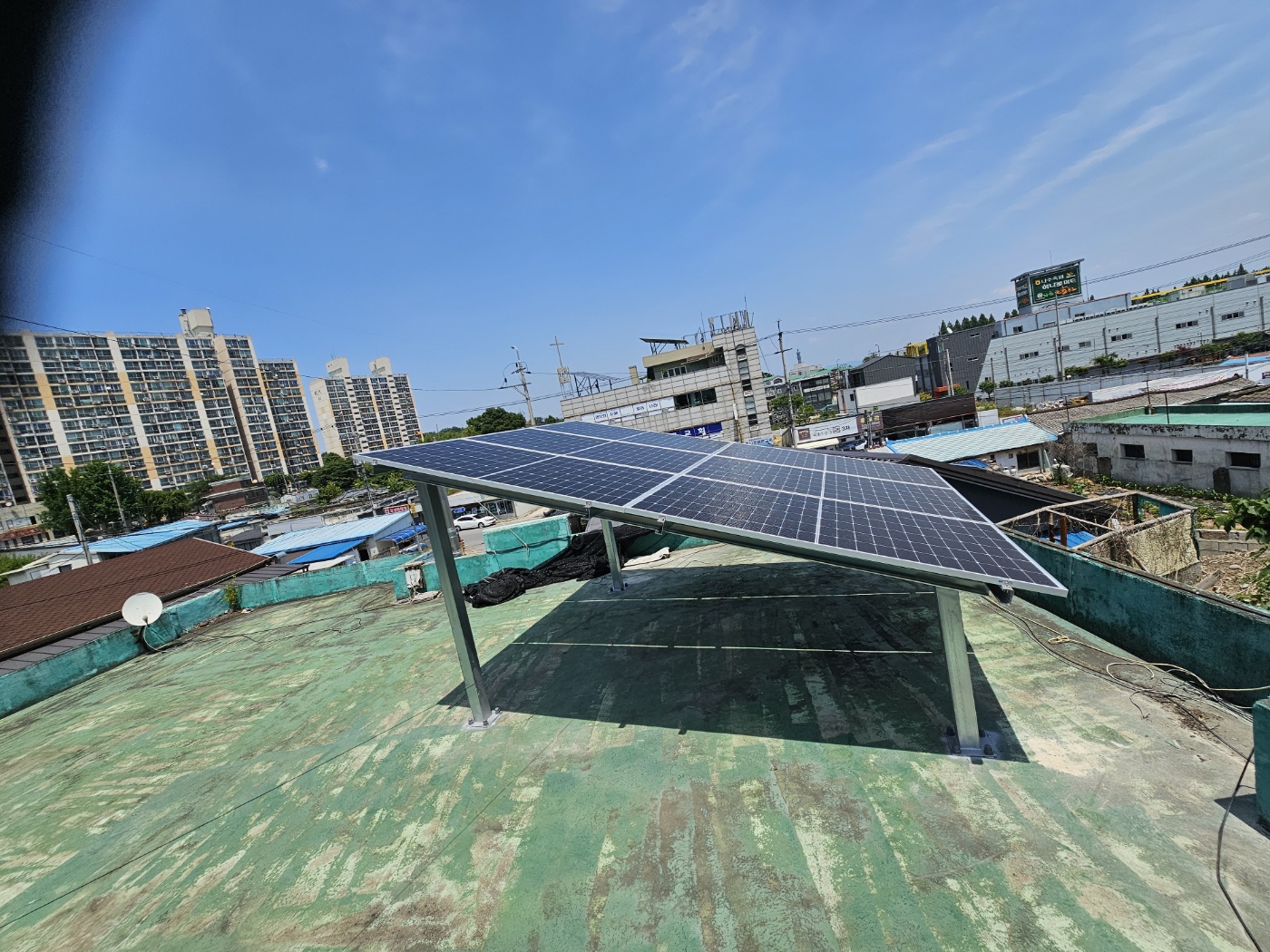 3kw 나주시 옥상형 태양전지 태양광발전 500W 국내산 전국설치 : 홈에너지