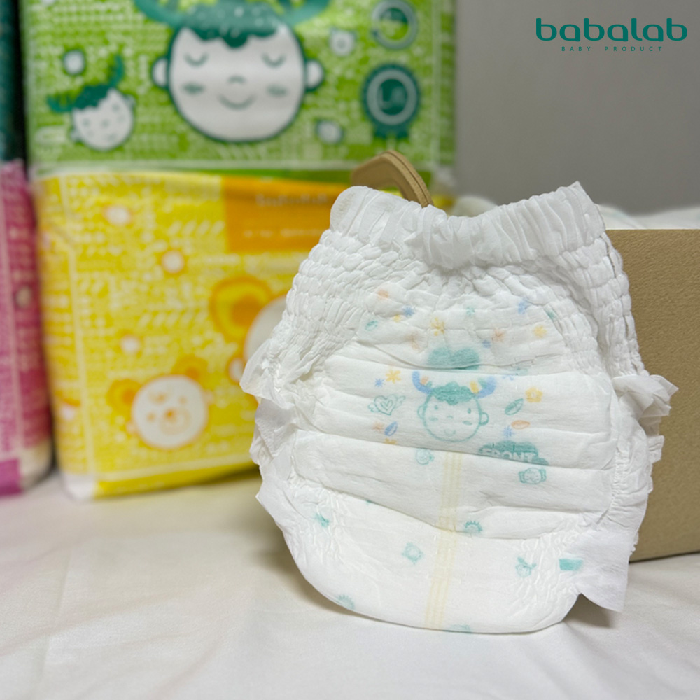 바바랩 에어필 버블 웨이스트 팬티형 기저귀 11~15kg, 특대형(XL), 90매 : 바바랩