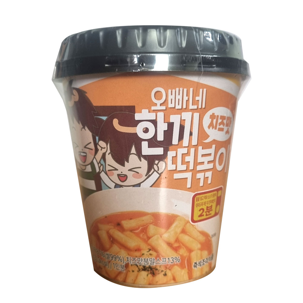 송학 오빠네 한끼 떡볶이 치즈맛 115g x 16개 컵볶이 : 올컴퍼니