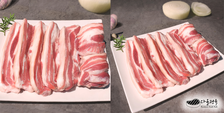 다올정육 초신선 한돈 삼겹살 500g 온라인정육점 찹스테이크  김치찜 에어프라이어 요리 : 다올정육