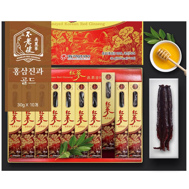 [건강식품] 대동고려삼 홍삼진과골드 30g x 10박스 : HSP홍익몰