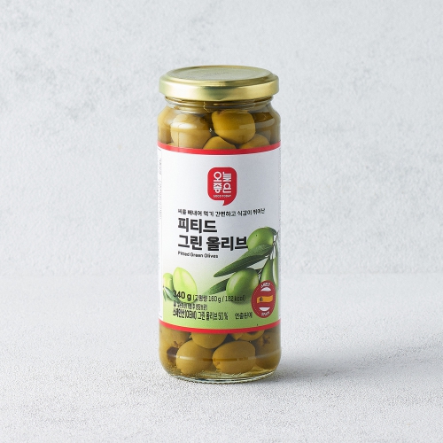 오늘좋은 피티드 그린올리브 340G : 톰스패밀리