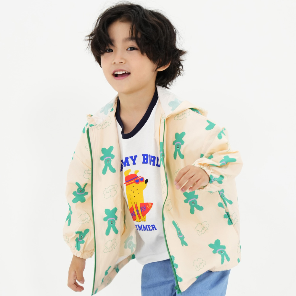 키즈 간절기 버니 아기 바람막이 점퍼 : 마미버드