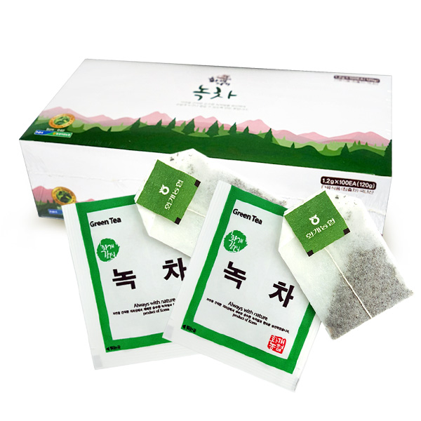 화개농협 화개장터 녹차 100티백(120g)x2박스 : 예찬닷컴