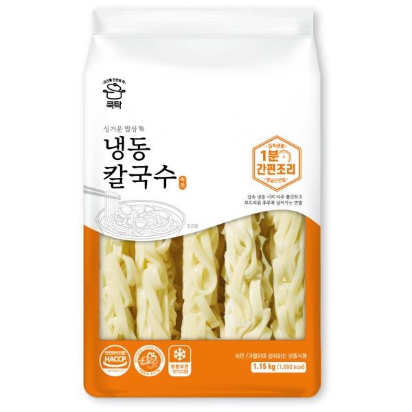 칼국수 동성식품 냉동 1.15Kg 230gx5입 : 식재온