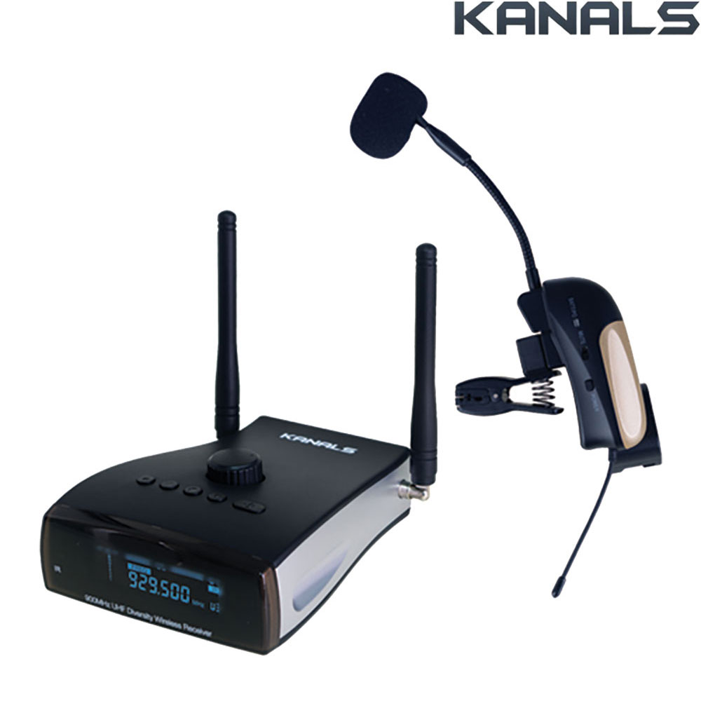 카날스 S-290 색소폰 무선 마이크 악기용 성능좋은 색소폰 핀마이크 동호회 연주용 : 영서미디어