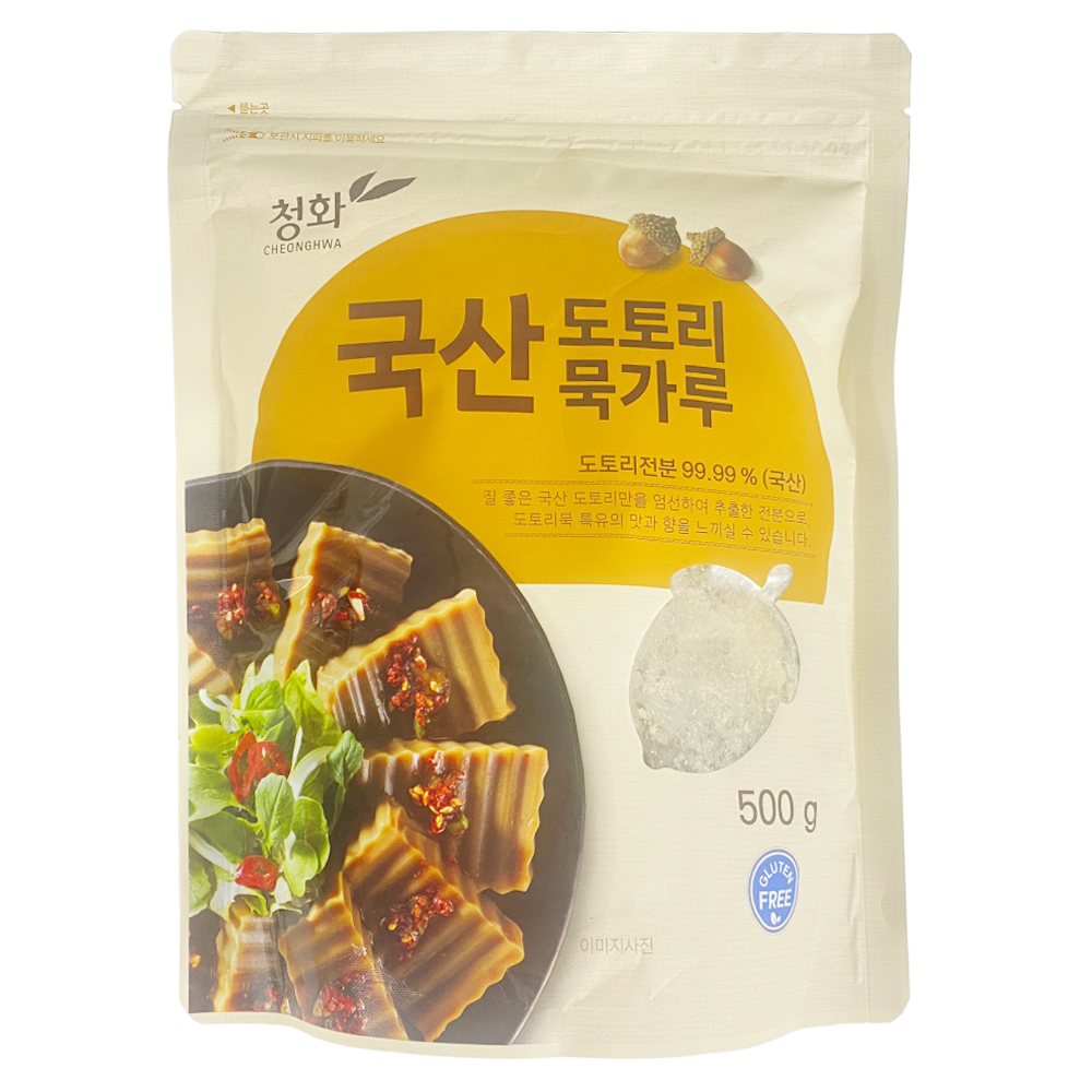 청화농산 도토리묵가루 500g : 찬지림몰