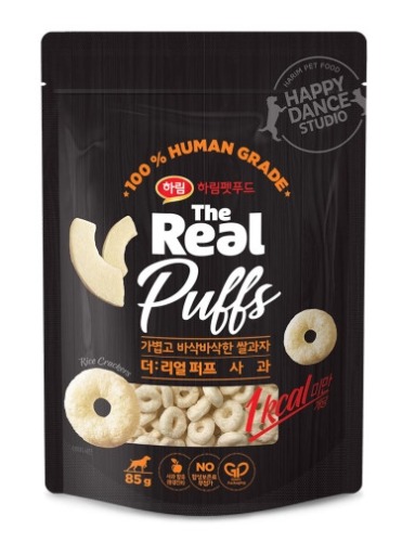 더리얼 퍼프 사과 85g X 4개 : 송원 펫마트