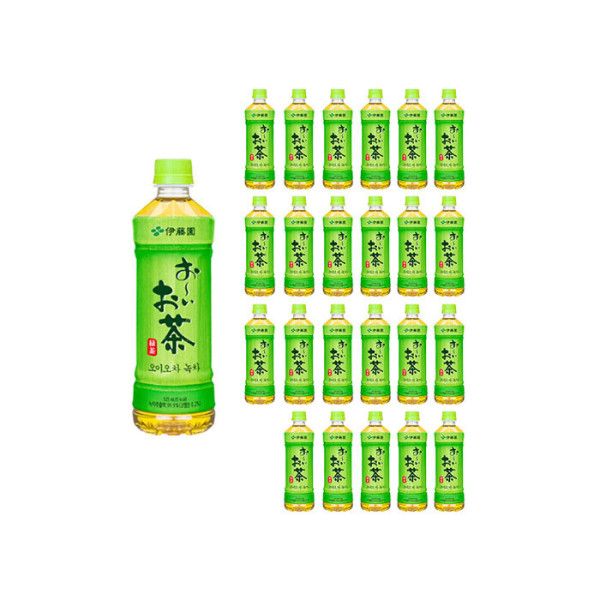 오이오차녹차 525ml 24페트 410346 : 다매리움