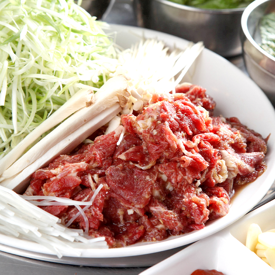 한우불고기 200g  부드러운 육질로 아이들 밥반찬 잔칫상에 딱 좋아요 : 반하누마켓
