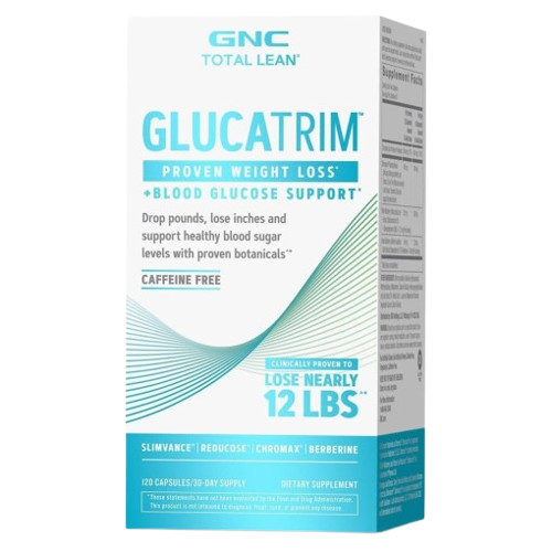 지엔씨 토탈린 글루카트림 체중조절보조제 무카페인 120캡슐 2개 GNC GlucaTrim : lemonelle