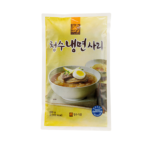 청수식품 청수냉면사리 650g x 10팩 1박스 (소스x) : 살구네유통
