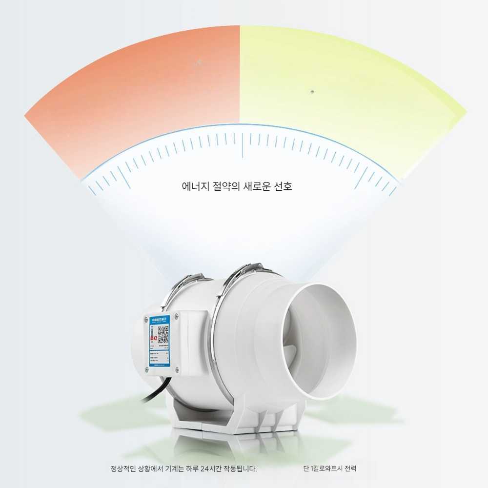 덕트 팬 환풍기 모터 업소용 송풍 배기 모터 식당 : 요즘N직구