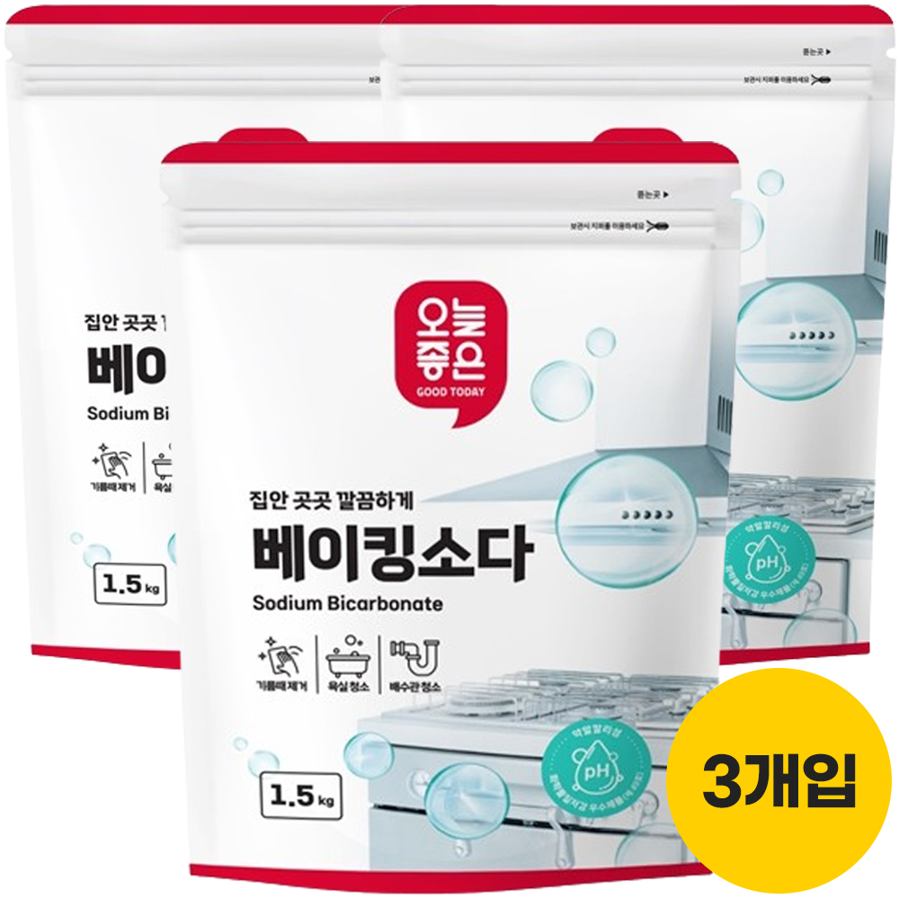 오늘좋은 베이킹소다 기획 1.5Kgx3개 : 롯데마트단독상품공식몰
