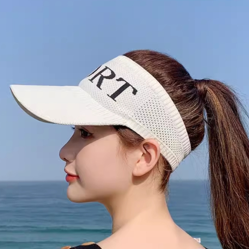 뚜껑없는 차광 접는 머리뚫린 헤어밴드 썬캡 모자 : 무니네로