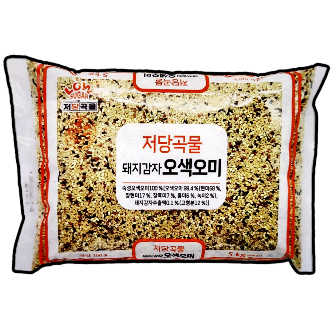 96시간 숙성한 저당곡물 돼지감자 오색오미 5kg : 코트하우스