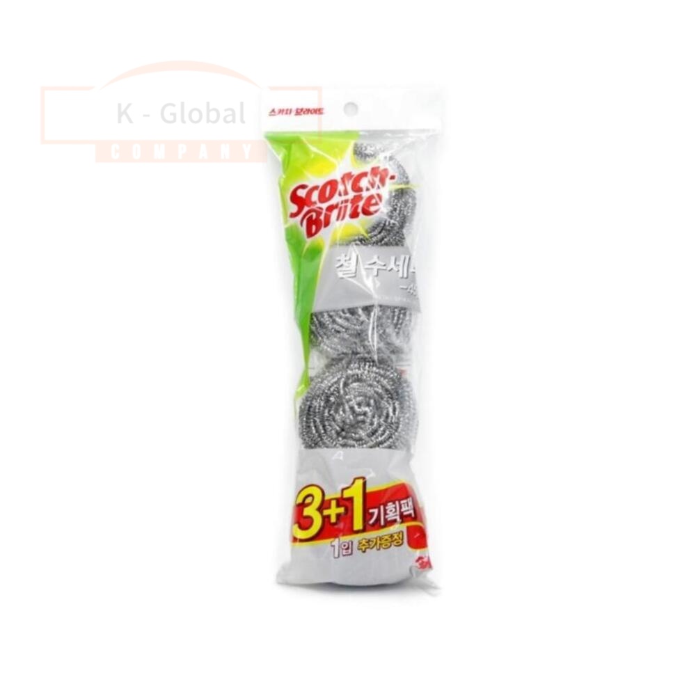 철수세미 4개1세트 3M수세미 주방수세미 : 케이글로벌컴퍼니