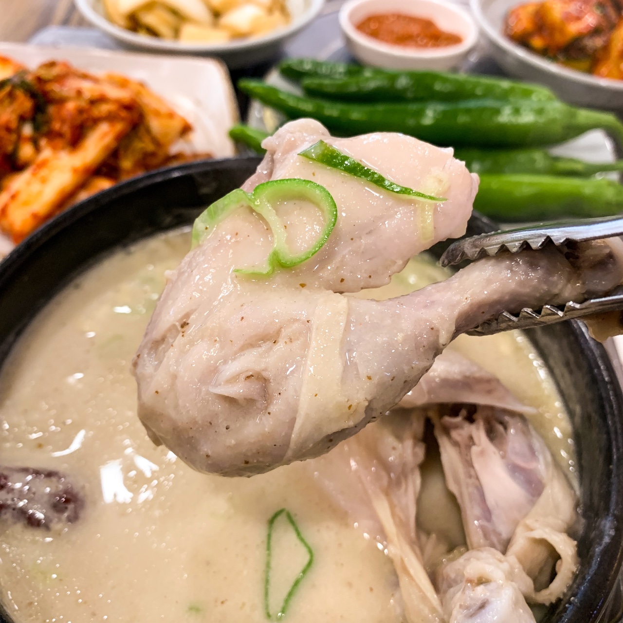 [전주맛집] 들깨삼계탕 1인분 1250ml 보양식 백숙 청학동들깨요리 : 청학동들깨요리