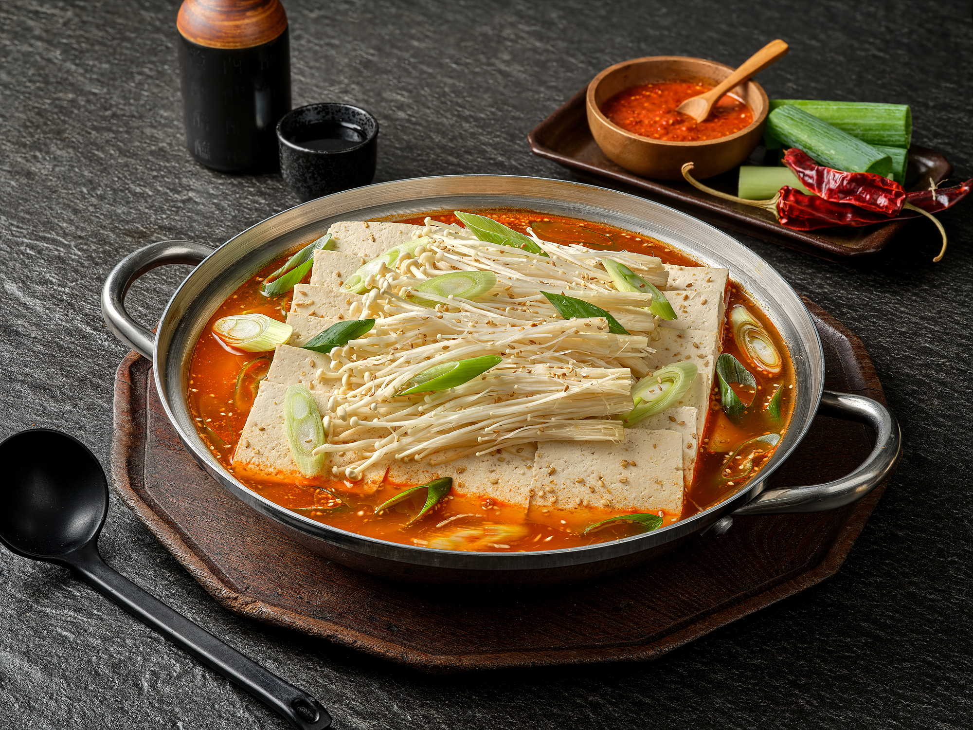 두부전골 짜박이 밀키트 맛집 캠핑전골 : 뚜부랑 가마솥손두부