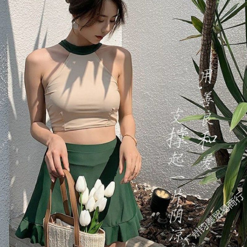 몸매커버 수영복 워터파크 치마 비치웨어 여성 : 믿음배송대행