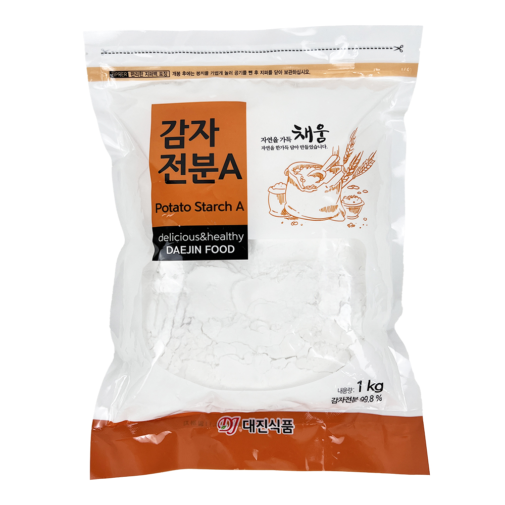 대진식품 감자전분A 대용량 업소용전분가루 감자맛전분 1kg : 쇼핑피플