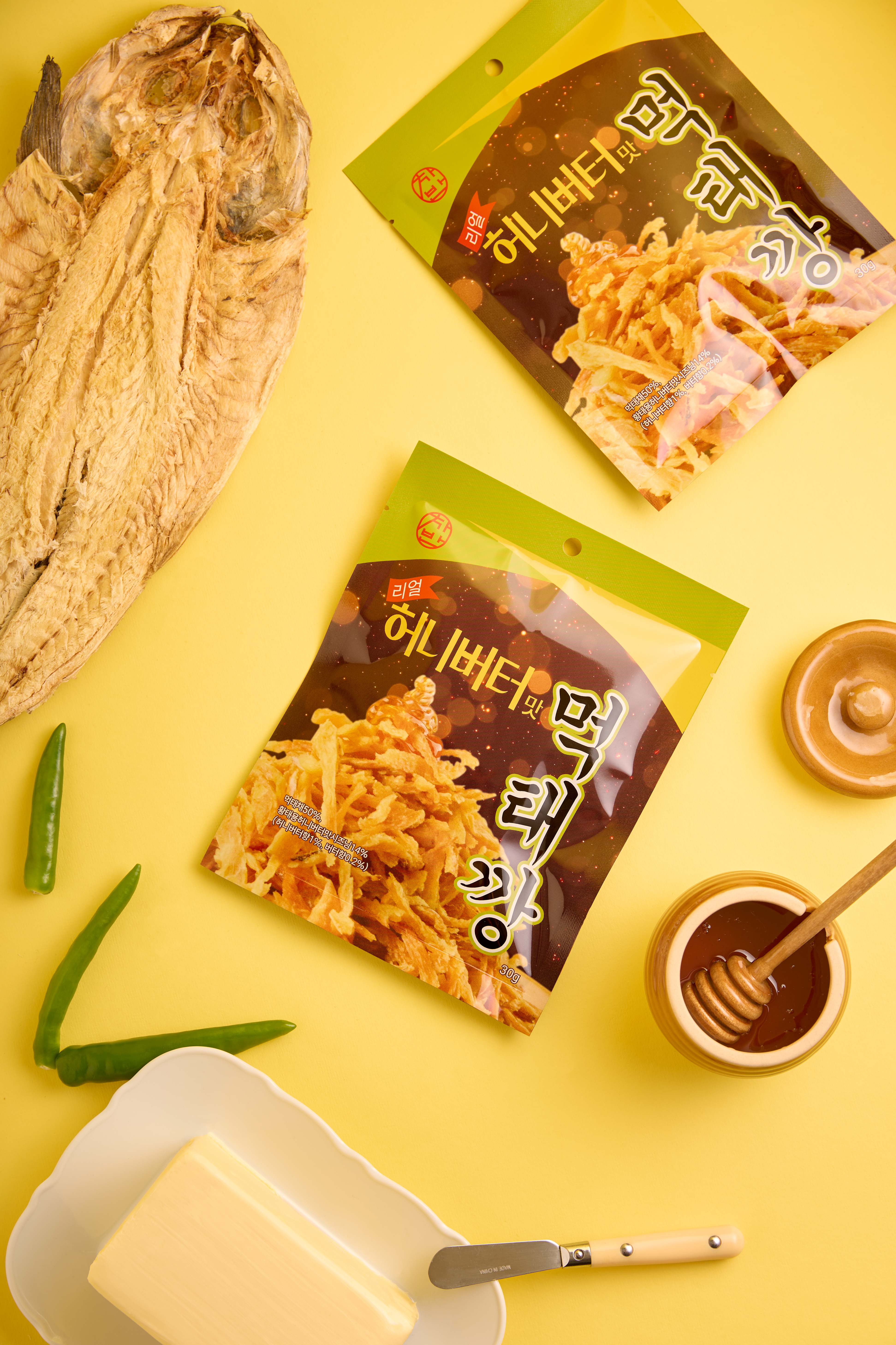 차반 리얼 허니버터맛 먹태깡 30g 4EA 블루밍데이즈 리뷰 이벤트 : 차 반